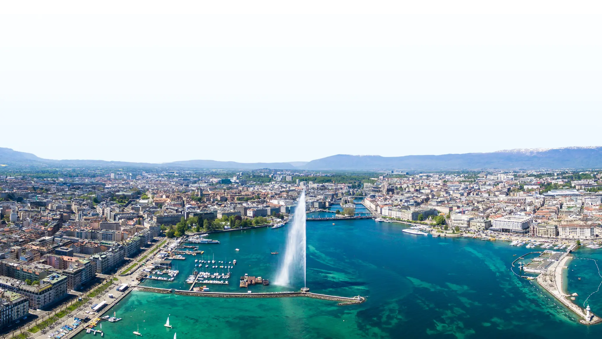 Genève vue aérienne — Propria Capital